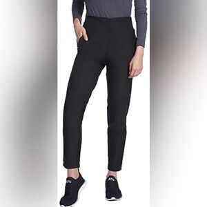 HFX Women’s Black High Rise Winter SkinnyTech Pants, size small